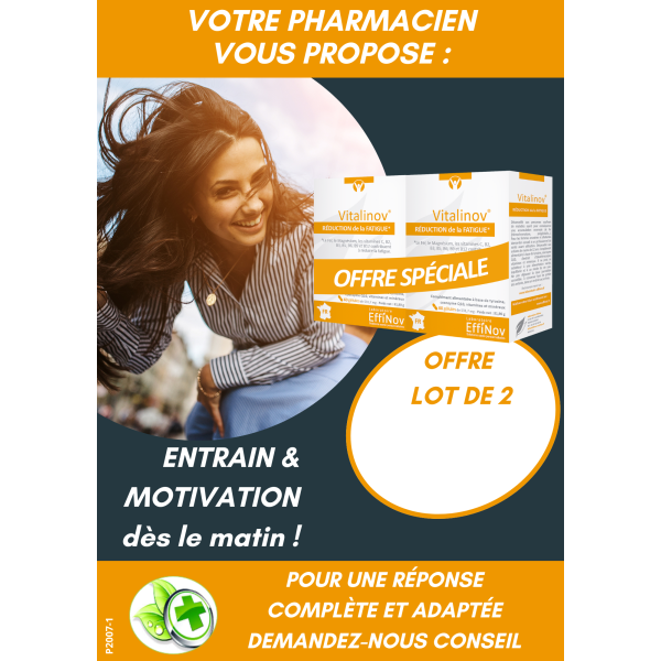 AFFICHE COMPTOIR DUO VITALINOV (x5)