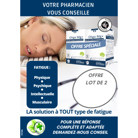 Affiche prix barré OLIGO MG+