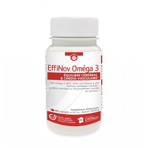 EFFINOV OMEGA 3 - 60 Caps. EFFINOV OMEGA 3 - 60 Caps.