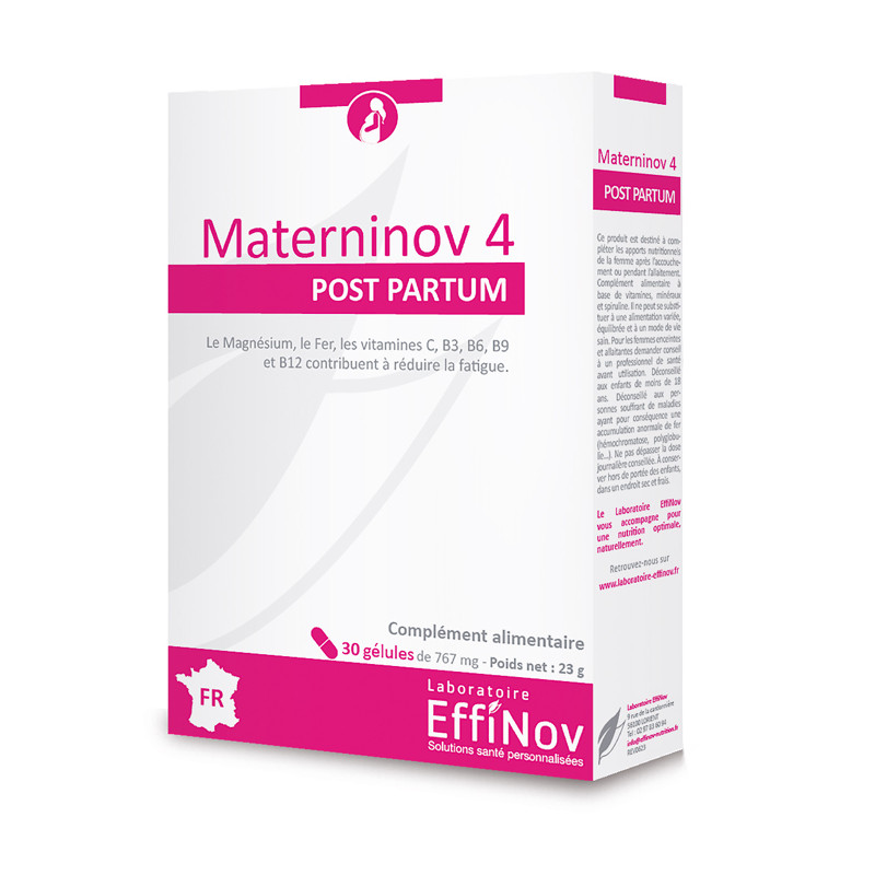 Complément alimentaire post-partum Materninov 4 - Effinov Nutrition