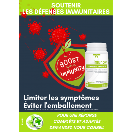 AFFICHE COMPTOIR IMUNOV HIVER (x5)