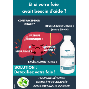 Affiche comptoir HEPATINOV