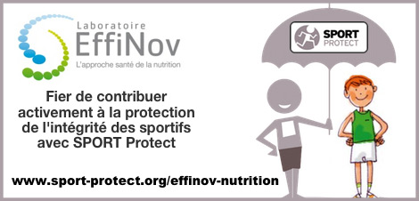 Laboratoire EffiNov Nutrition garantis ses produits antidopage