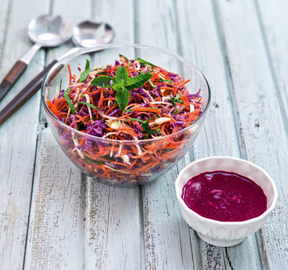 Salades de carottes et betteraves