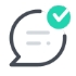 Icone de bulle de discussion