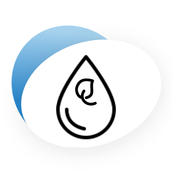 Pictogramme Huile 100% pure et naturelle